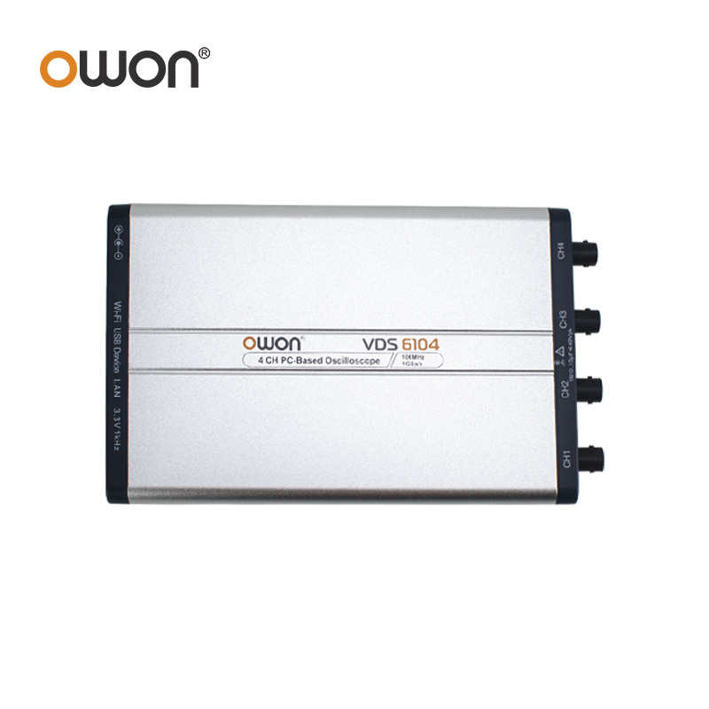 Digital Storage Oscilloscope 100Mhz 4Ch - OWON VDS6074 VDS6104 Virtual PC Digitalspeicheroszilloskop