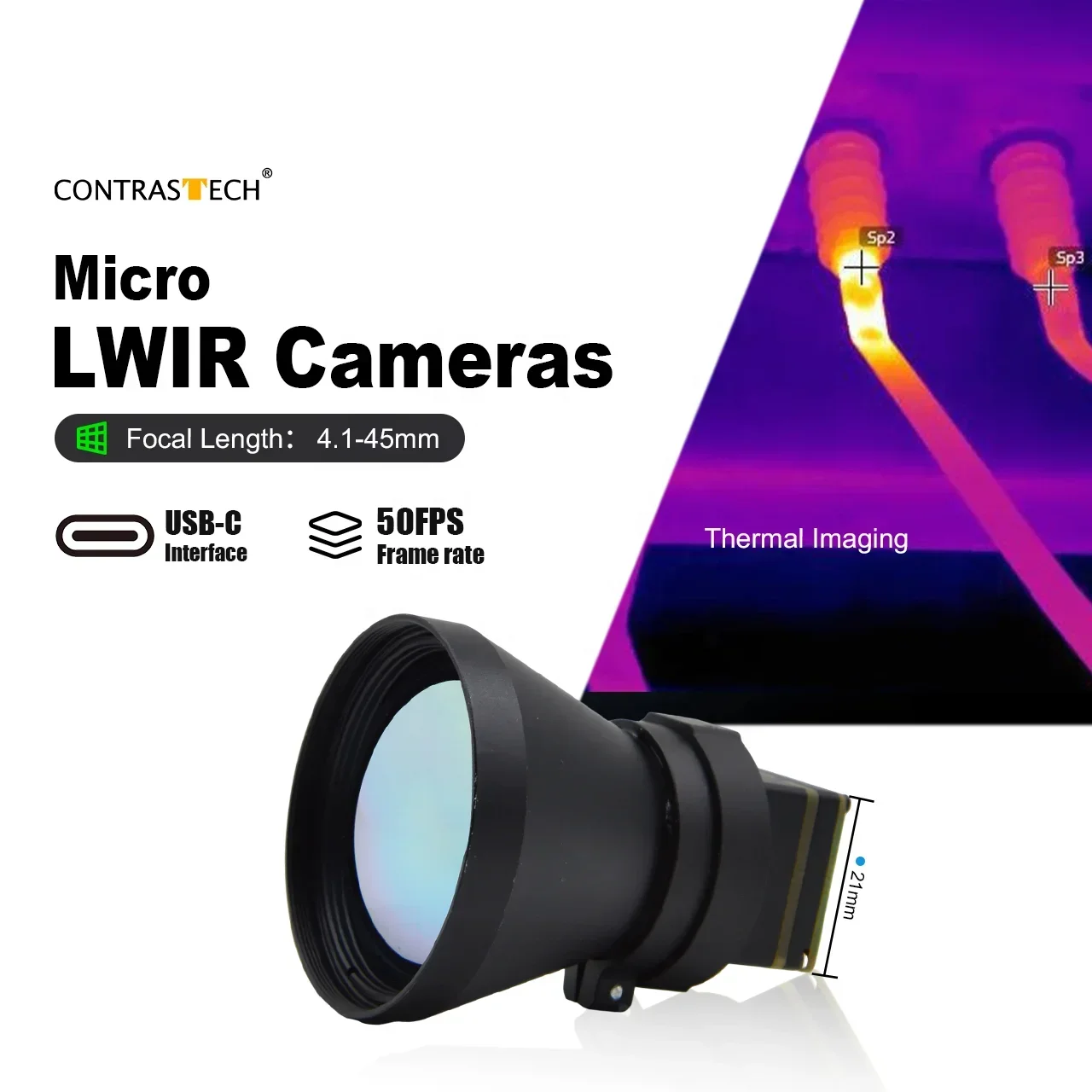 Thermal Imaging Camera Module Flir - 2026 Premium Hochauflösendes 640x512 50Hz USB/Mipi