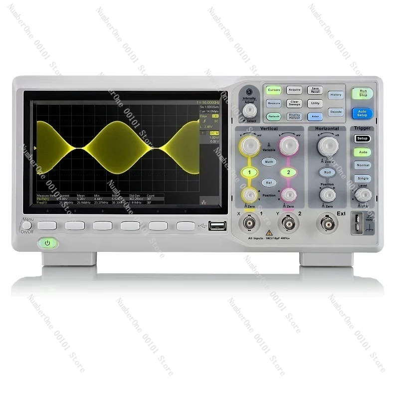Digital Storage Oscilloscope 100Mhz 4Ch - SDS1204X-E SDS1104X-E 4-Kanal Super-Phosphor-Oszilloskop, 200MHz 100MHz