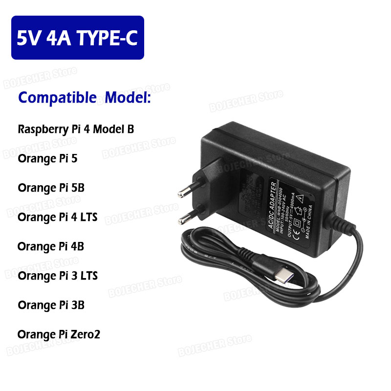 5V 4A USB-C-Ladegerät für Rasp – Banana Pi Bpi-M5 Bewertung und Preis